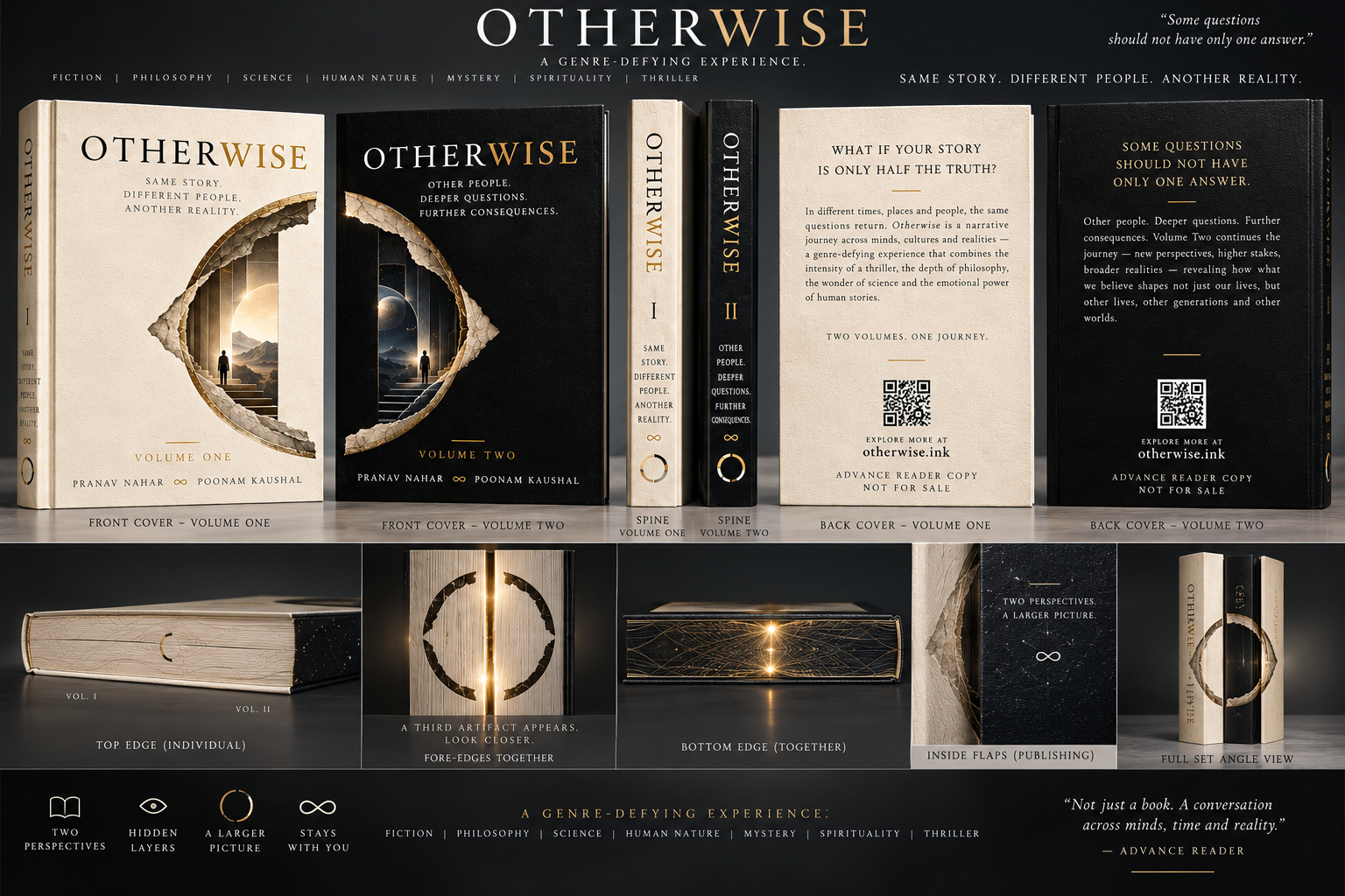 OTHERWISE Volume I and Volume II artwork