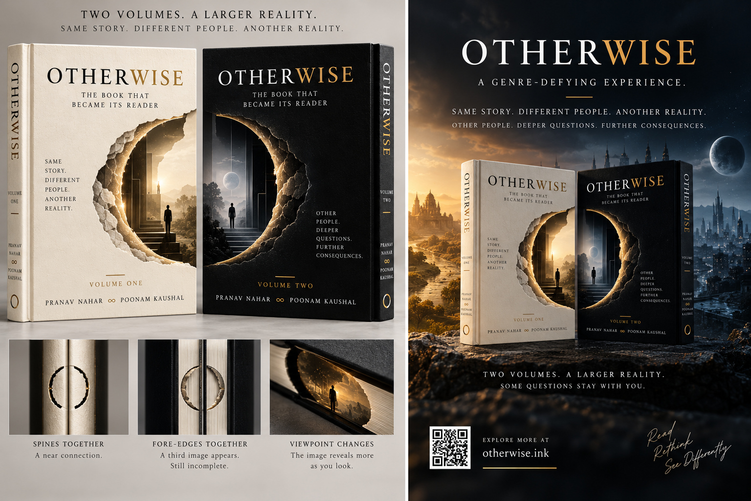 OTHERWISE Volume I and Volume II across two worlds